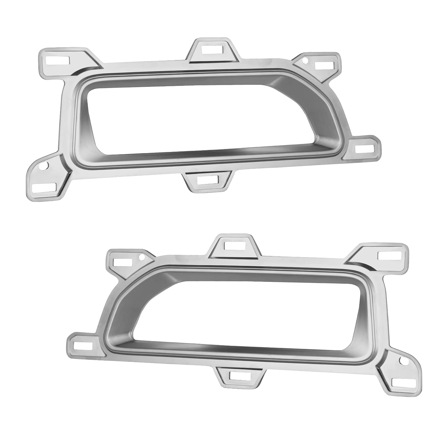 ROXX Fog Lights Assembly for 2020-2025 Nissan Titan - Chrome Bezel Fog Lamps with Wiring Kit, Switch & H8 Halogen Bulbs (Driver & Passenger Side) | Enhanced Visibility for Night Driving & Bad Weather Conditions