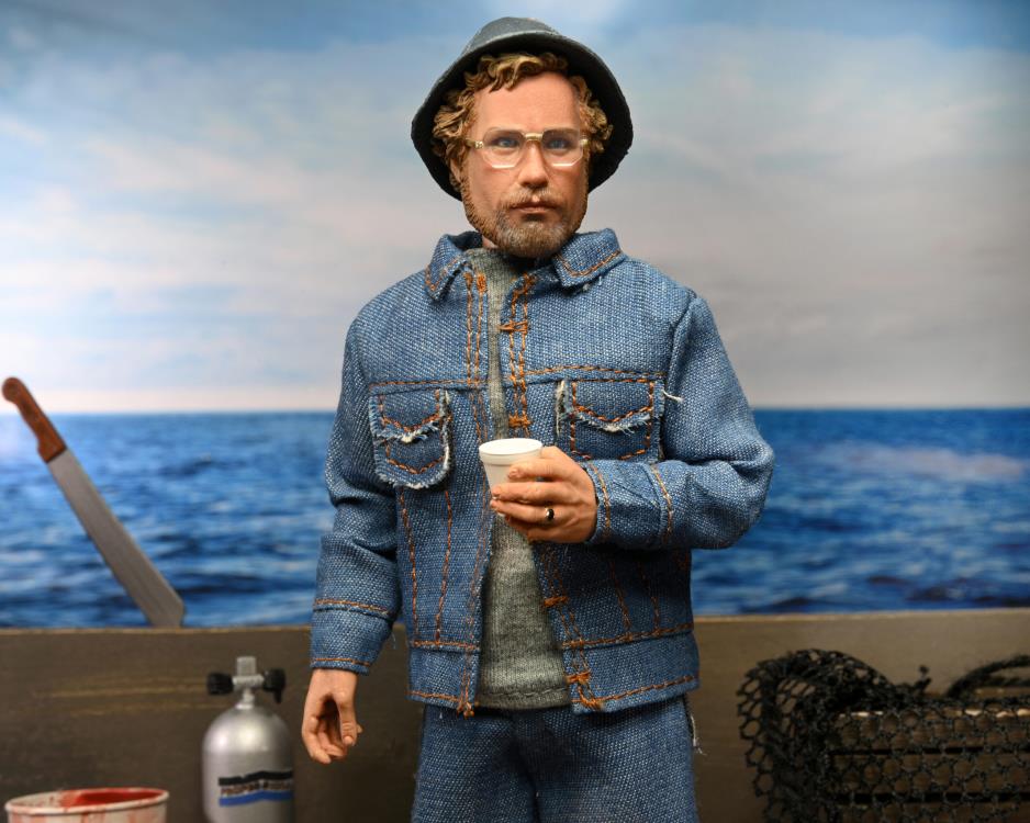 NECA Matt Hooper Clothed Action Figure - Jaws Movie Collectible - Perfect for Horror Fans & Film Memorabilia Displays