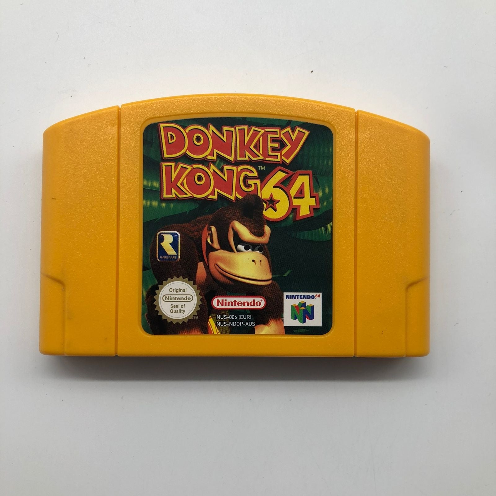 Donkey Kong 64 N64 Game Cartridge - Nintendo 64 PAL Version | Retro Gaming, Collectible Video Game for Nintendo 64 Console | Perfect for Nostalgic Gamers and Collectors