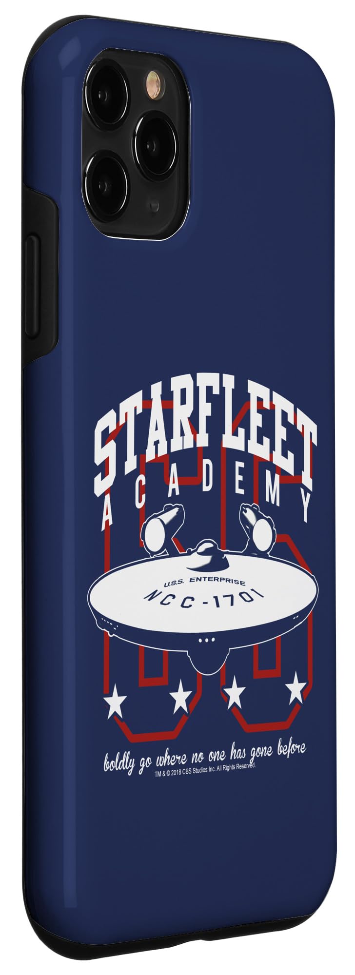 iPhone 11 Pro Star Trek The Original Series Starfleet Academy 66 Phone Case - Durable Protective Cover for Sci-Fi Fans & Trekkies - Perfect for Daily Use, Cosplay & Collectors