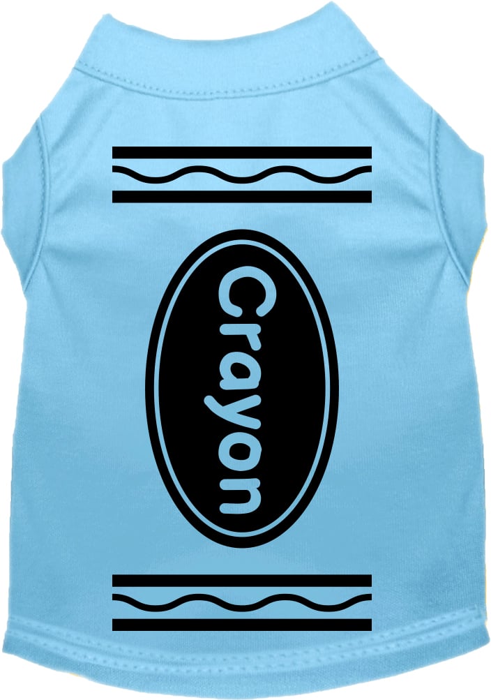 Colorful Crayon Costume Screen Print T-Shirt for Kids - Fun Dress-Up & Art Party Outfit