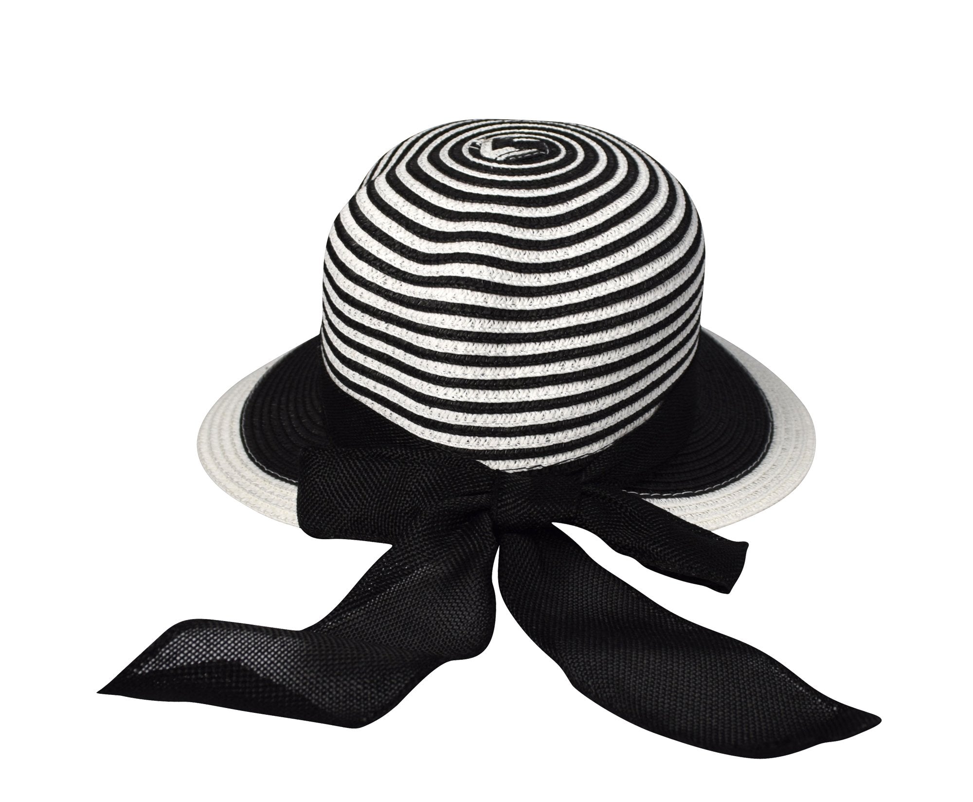 Women's Floppy Bow Knot Asymmetric Wide Brim Panama Sun Hat - Stylish UV Protection for Beach, Vacation & Summer Outdoor Activities