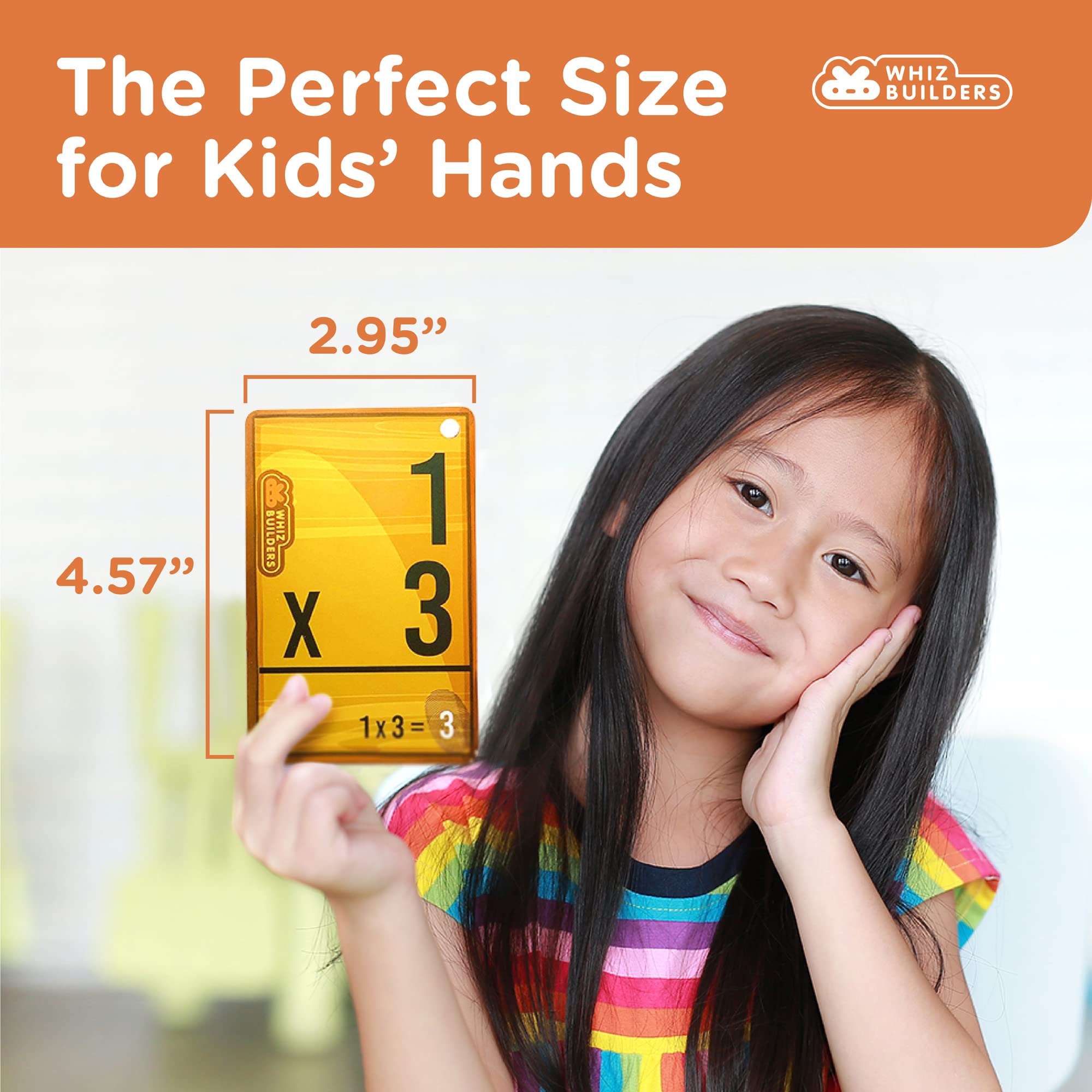Math Flash Cards 208-Piece Set - Addition, Subtraction, Multiplication & Division Facts 0-20 - 4 Ring Binder for Kindergarten to 6th Grade - Perfect for Homeschooling, Classroom & Math Practice at Home