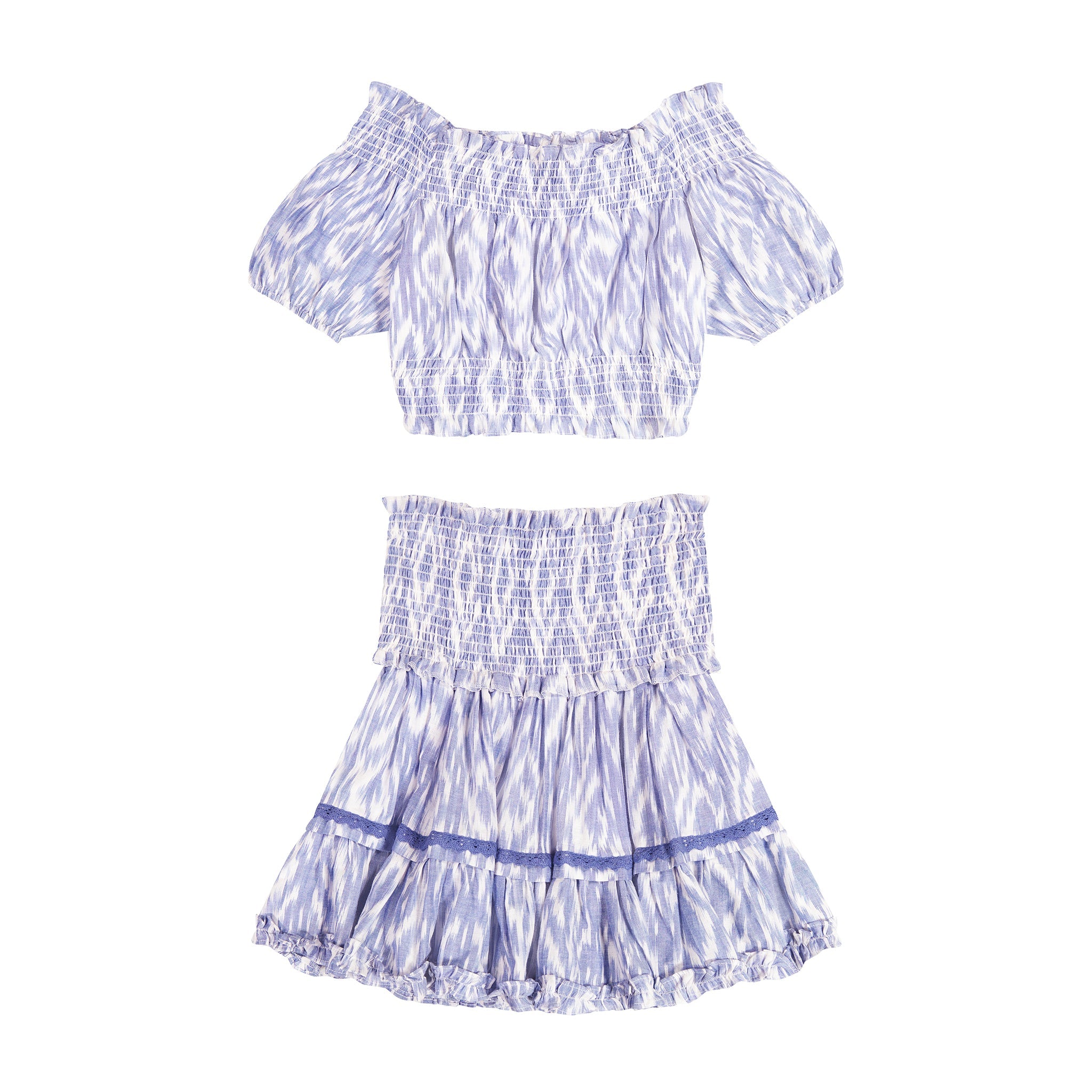 Blue Ikat