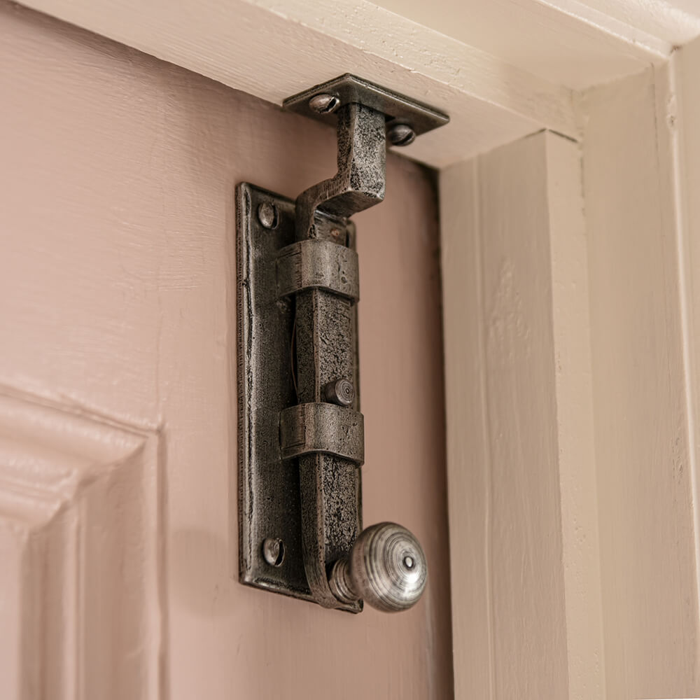 High-Quality Pewter Necked Door Bolt - Secure Sliding Door Lock for Home, Office & Patio - Durable & Stylish Door Security Solution