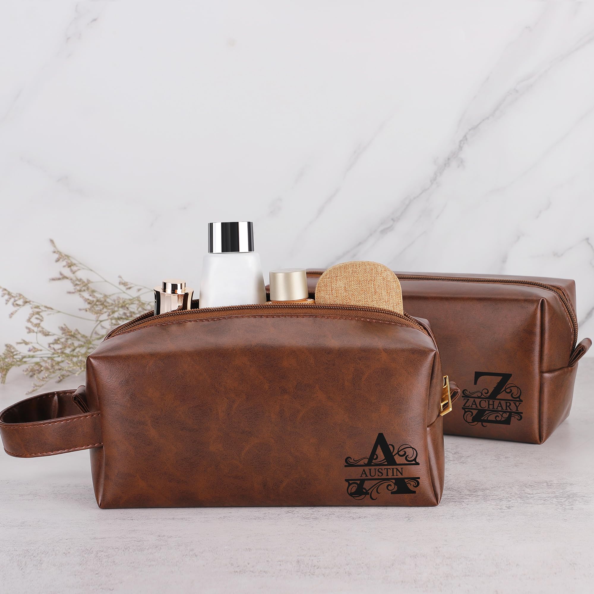 Men's Toiletry Travel Bag - Unique Gifts for Husband, Dad, Grandpa | Anniversary, Birthday, Christmas