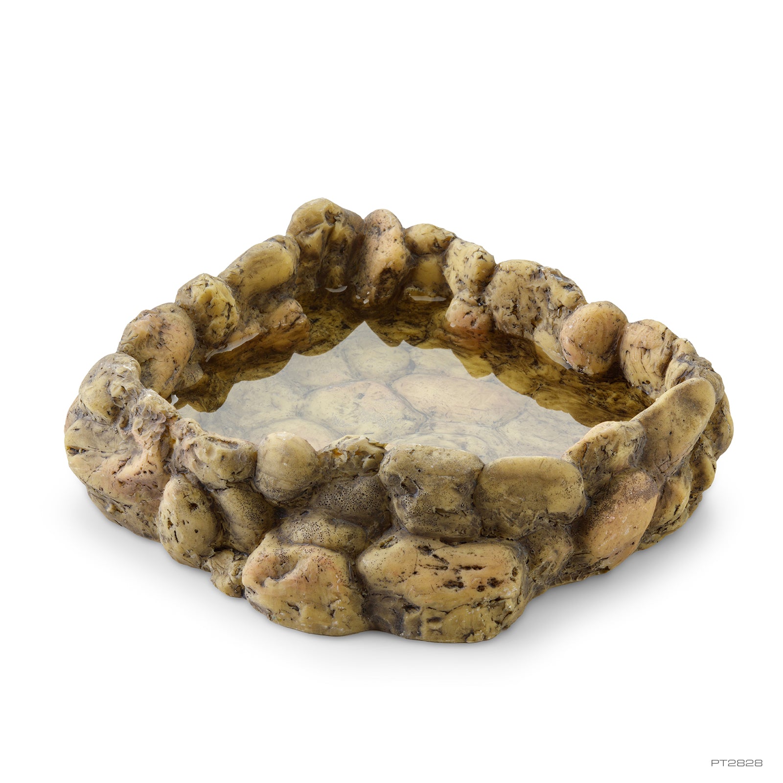 Exo Terra Large Corner Water Dish for Reptiles & Amphibians - Perfect for Terrariums, Vivariums & Reptile Habitats