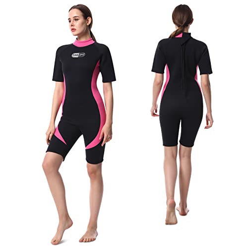 Women's Black Pink Shorty