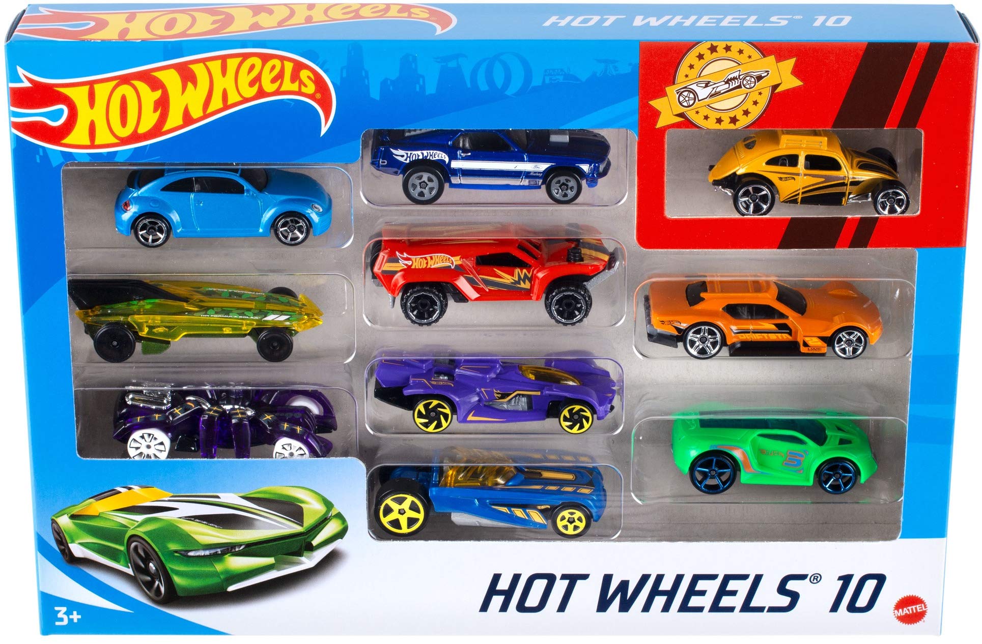 Hot Wheels Crocodile Destroyer Track Set with 10 Toy Cars - High-Speed Racing Playset for Kids - Perfect for Birthday Gifts & Indoor Racing Fun
