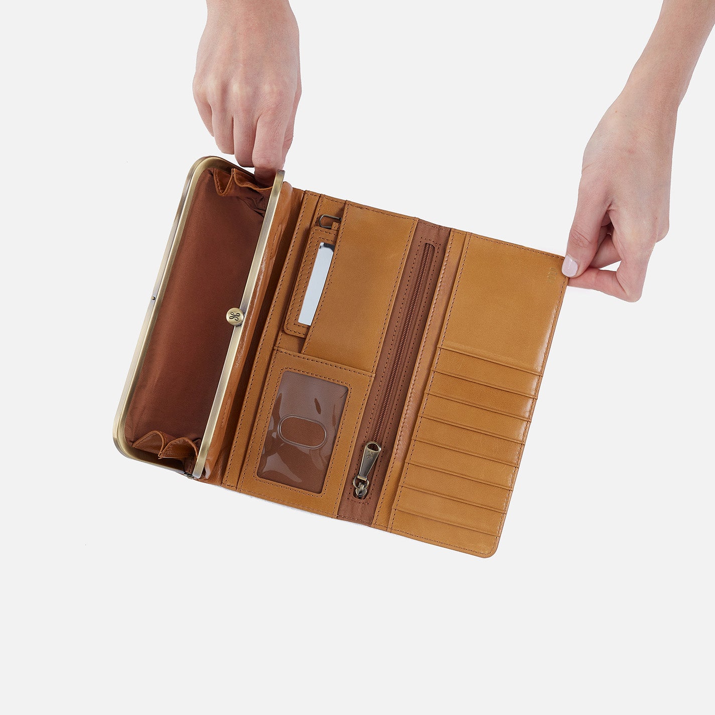 Rachel Continental Wallet in Polished Leather - Premium Natural Leather Wallet for Women | Perfect for Everyday Use, Travel & Business
