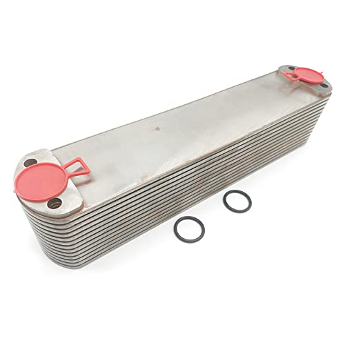 High-Performance Oil Cooler 4965487 for Cummins ISX QSX Engine - Perfect for Heavy-Duty Truck Maintenance & Engine Cooling