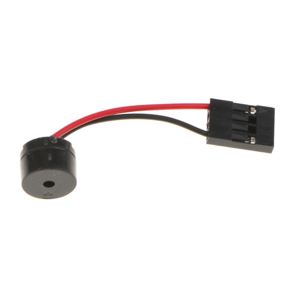 UJEAVETTE® Black PC Motherboard Internal Buzzer Speaker - Compatible with Laptop & Desktop Computers | Ideal for BIOS Beep Codes, System Alerts & Hardware Diagnostics