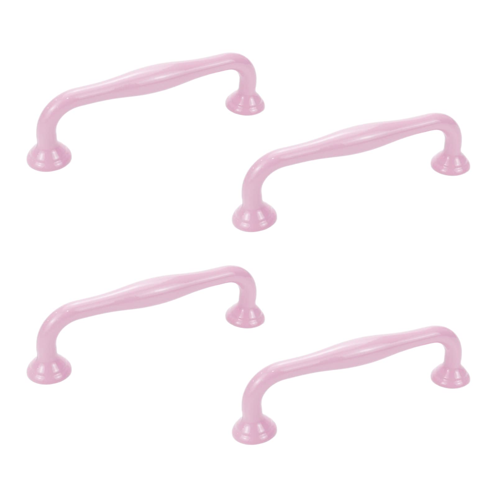 4-Pack Pink Aluminum Alloy Cabinet Handles - 3.78