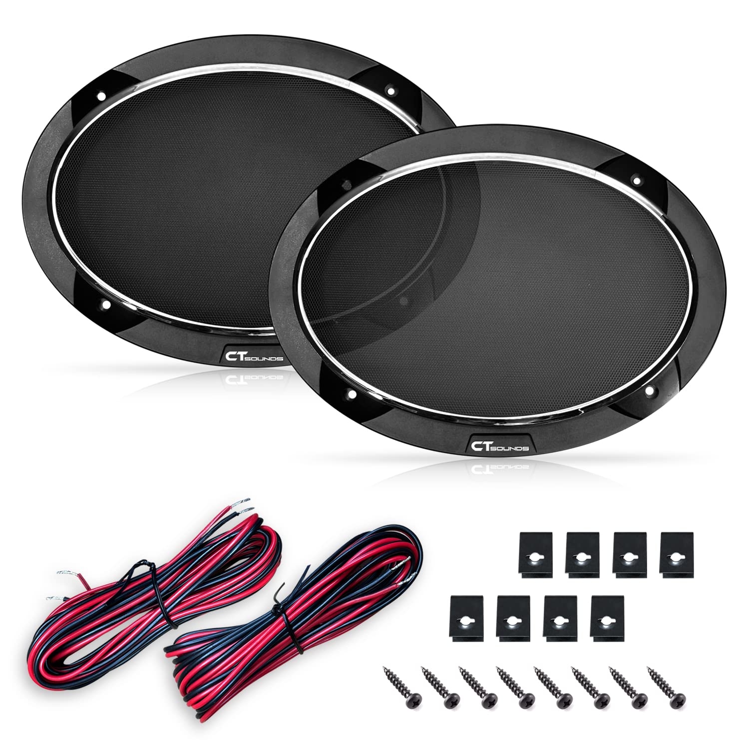 CT Sounds Meso 6x9” 400 Watt 2-Way Premium Coaxial Car Speakers - High Performance Audio for Cars, Trucks & SUVs - Perfect for Upgrading Factory Sound Systems & Enhancing Road Trip Music Experience