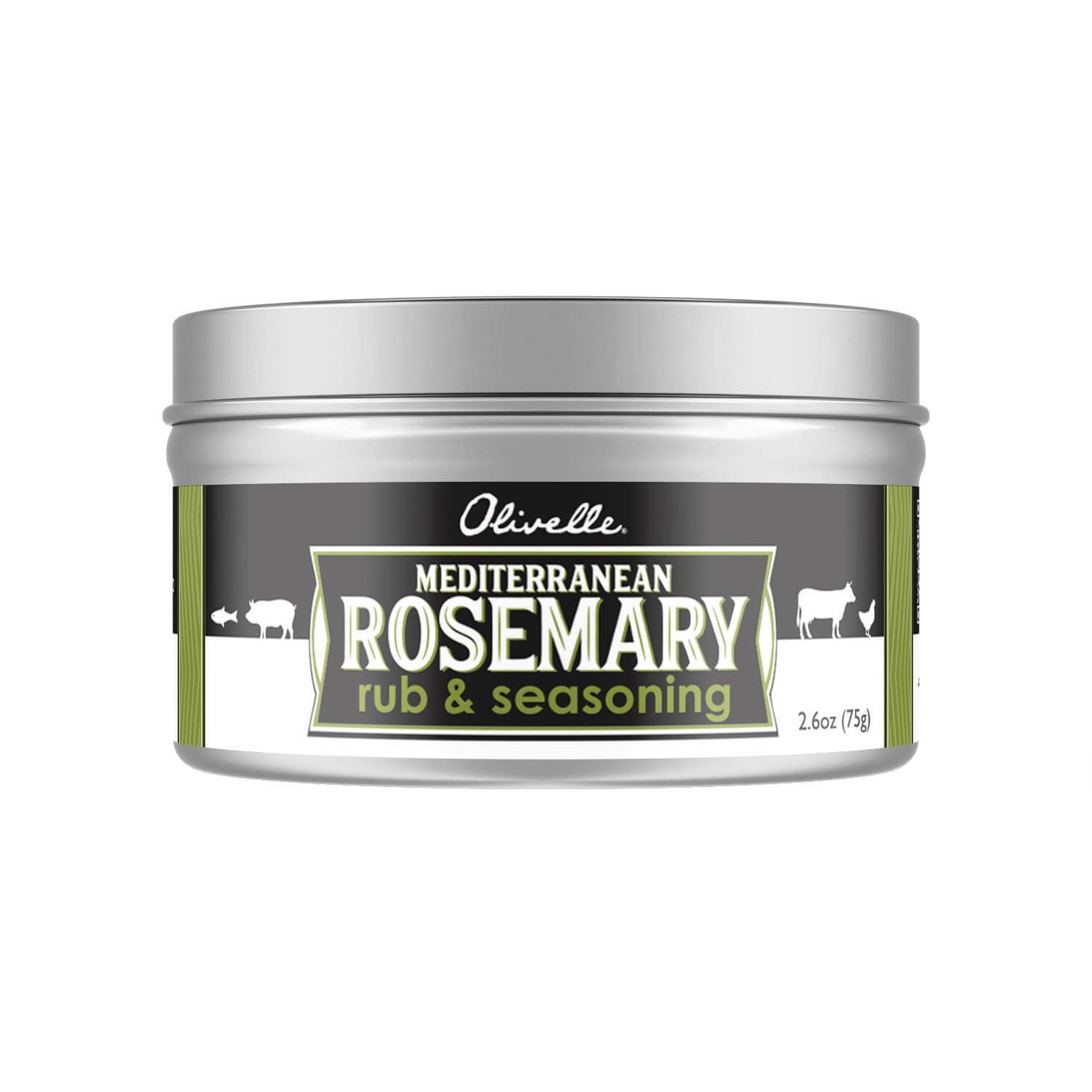 Olivelle Mediterranean Rosemary Rub - Premium Seasoning Blend for Grilling, Roasting & Cooking - Perfect for Chicken, Steak & Vegetables