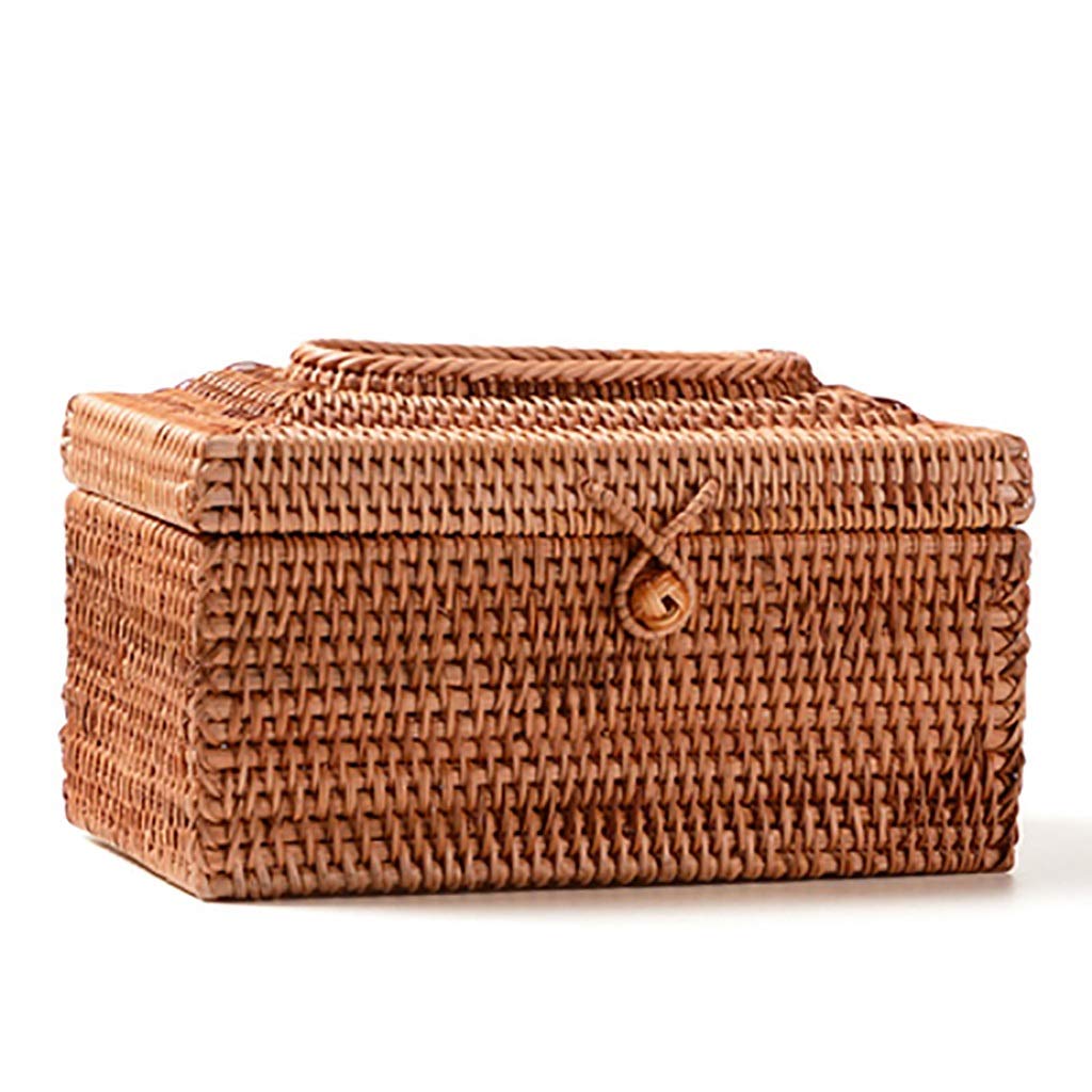 Round Woven Tissue Box Holder - Handmade Napkin Dispenser Organizer for Home, Office & Car Decor | Stylish & Functional (Style-4) | Perfect for Living Room, Bathroom & Automotive Interior Decoration