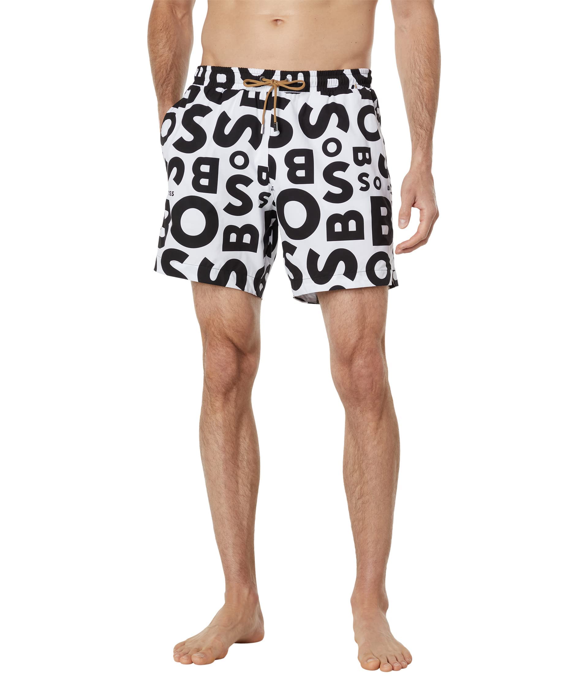 BOSS Camio Swim Shorts for Men - Quick Dry, Comfortable & Stylish Beachwear for Swimming, Surfing & Summer Vacations