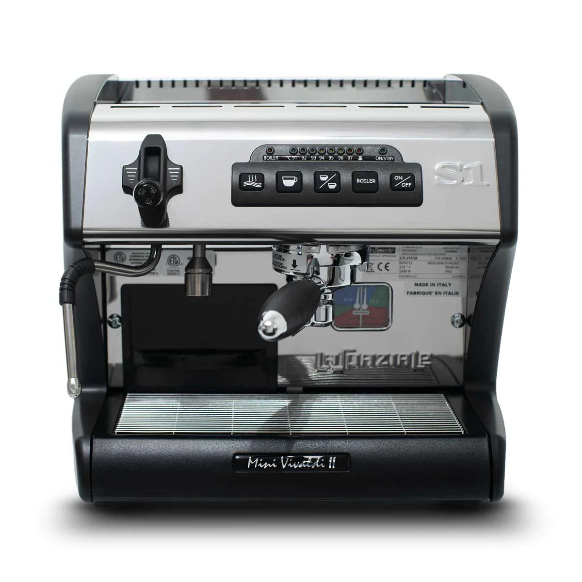 La Spaziale Mini Vivaldi II Espresso Machine - Professional Home Coffee Maker with PID Temperature Control | Perfect for Coffee Shops, Home Baristas & Office Break Rooms