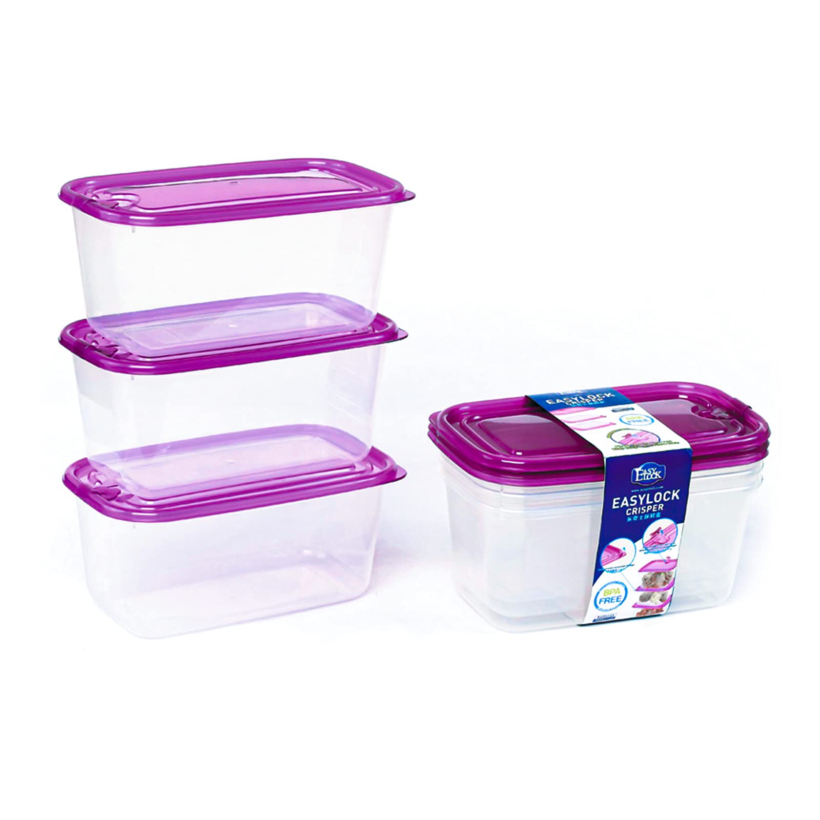 KIGI 6-Pack 35oz Airtight Plastic Food Storage Containers with Lids - BPA-Free Square Meal Prep Containers for Kitchen, Microwave, Freezer & Dishwasher Safe - Perfect for Meal Prepping, Leftovers & Food Organization