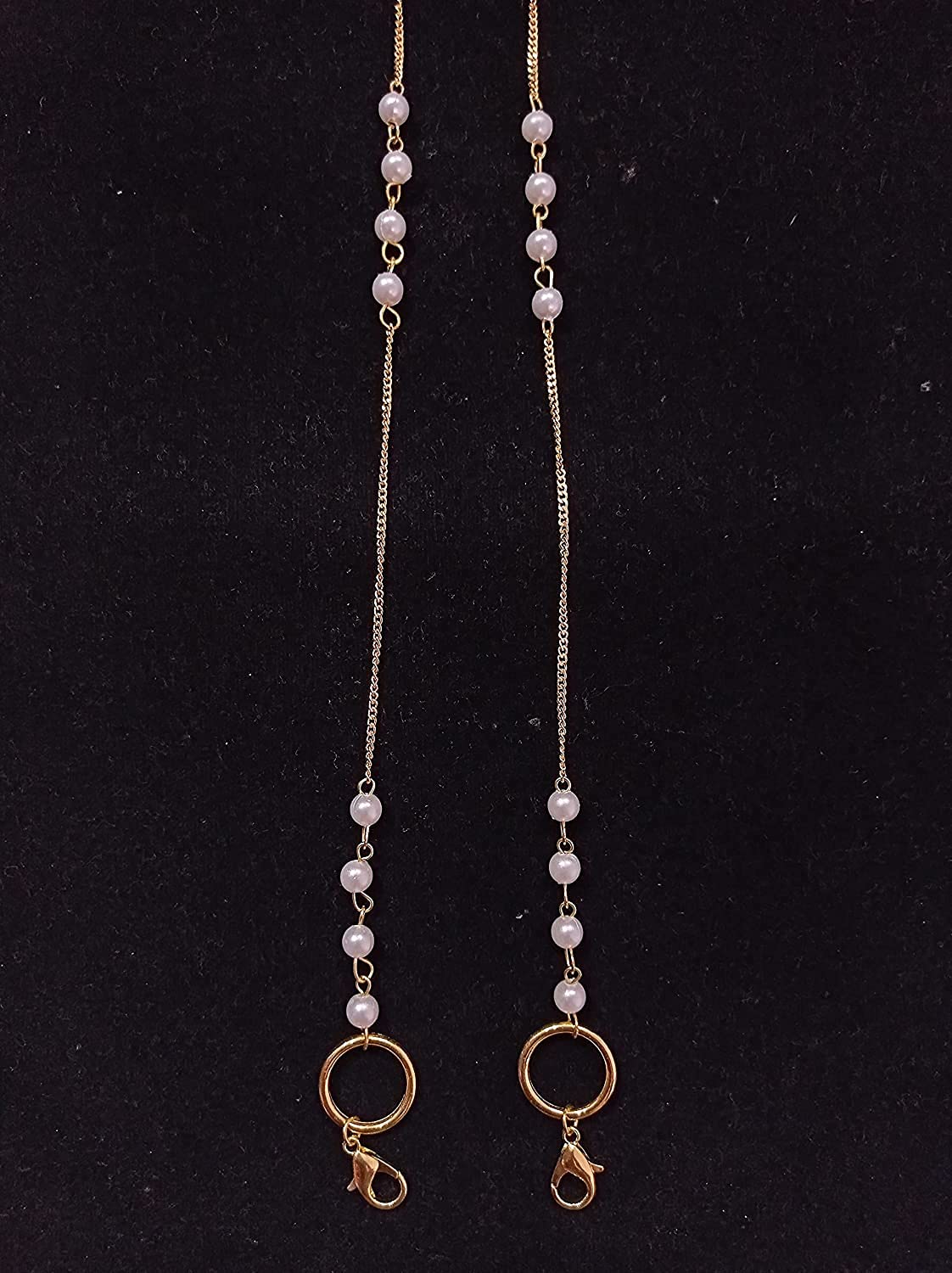 20pcs Pearl Beaded Face Mask Holder Necklace - 25