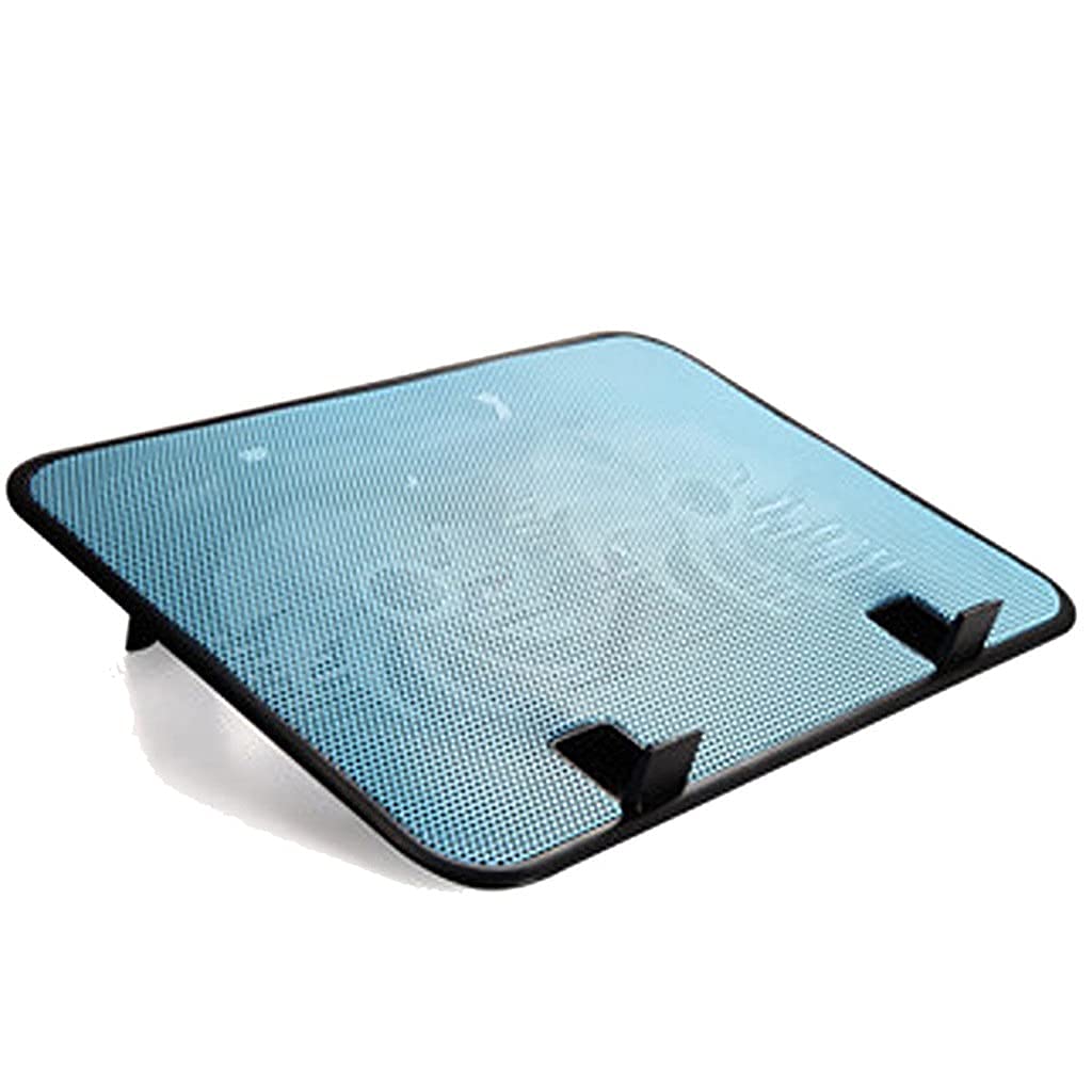 VVPONMEIQS 14 Inch Laptop Cooling Pad with Dual USB Fans - Slim Metal Cooling Stand for Notebooks, High Speed & Silent Operation (Color: A) - Perfect for Gaming, Office Work & Home Use
