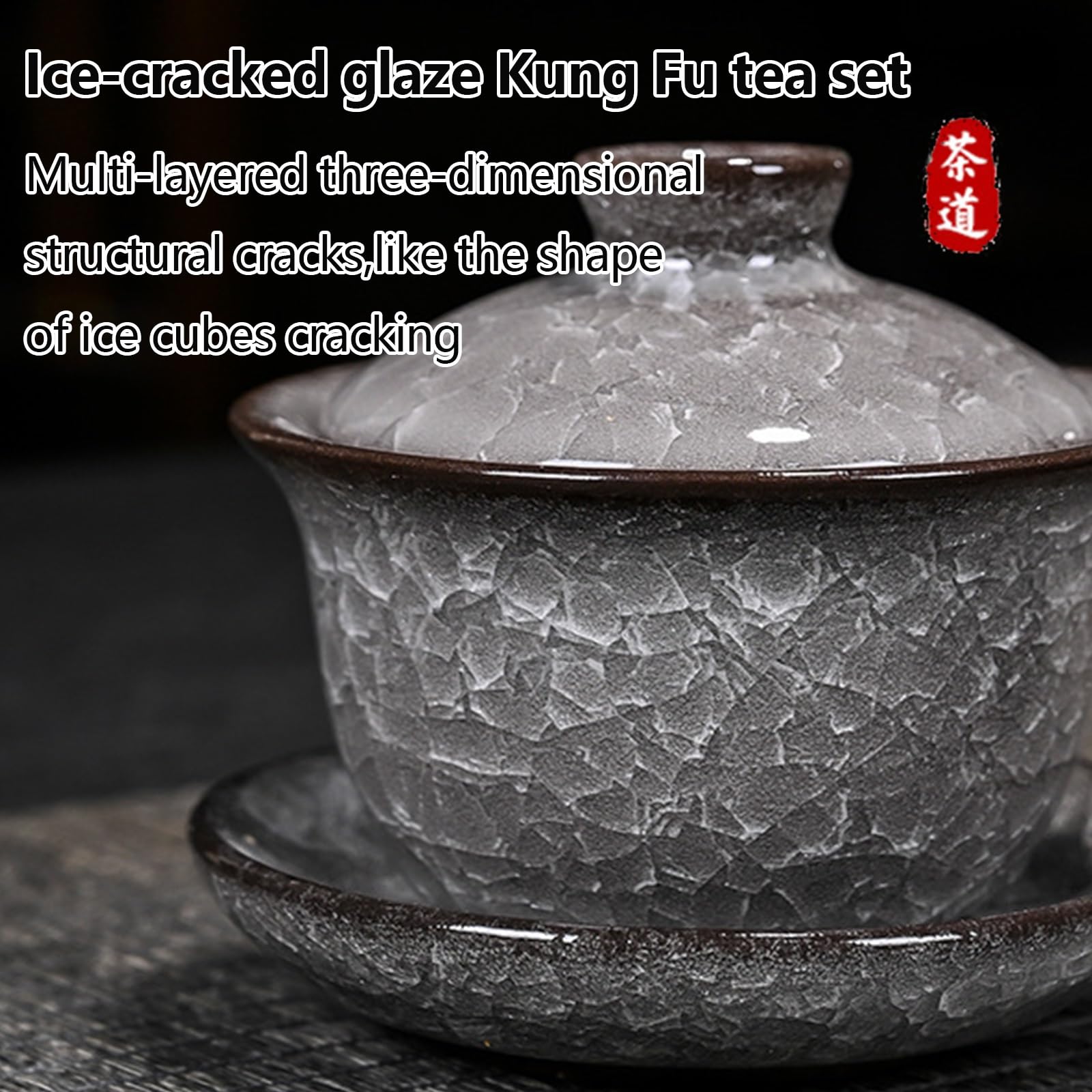 Premium Chinese Gongfu Tea Set - Authentic Asian Tea Ceremony Kit for Adults, Portable & Reusable with Travel Bag - Perfect for Home, Office, Gifting, Camping & Outdoor Tea Parties