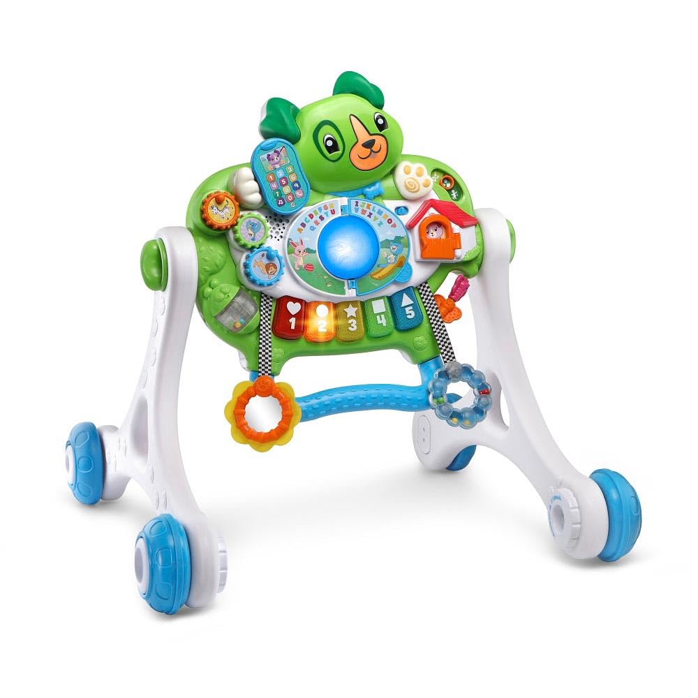 LeapFrog Scout's Get Up & Go Walker - Interactive Learning Baby Walker Toy with Lights, Sounds & Music for Toddlers 12-36 Months - English Version - Perfect for Early Walking Development & Playtime Fun