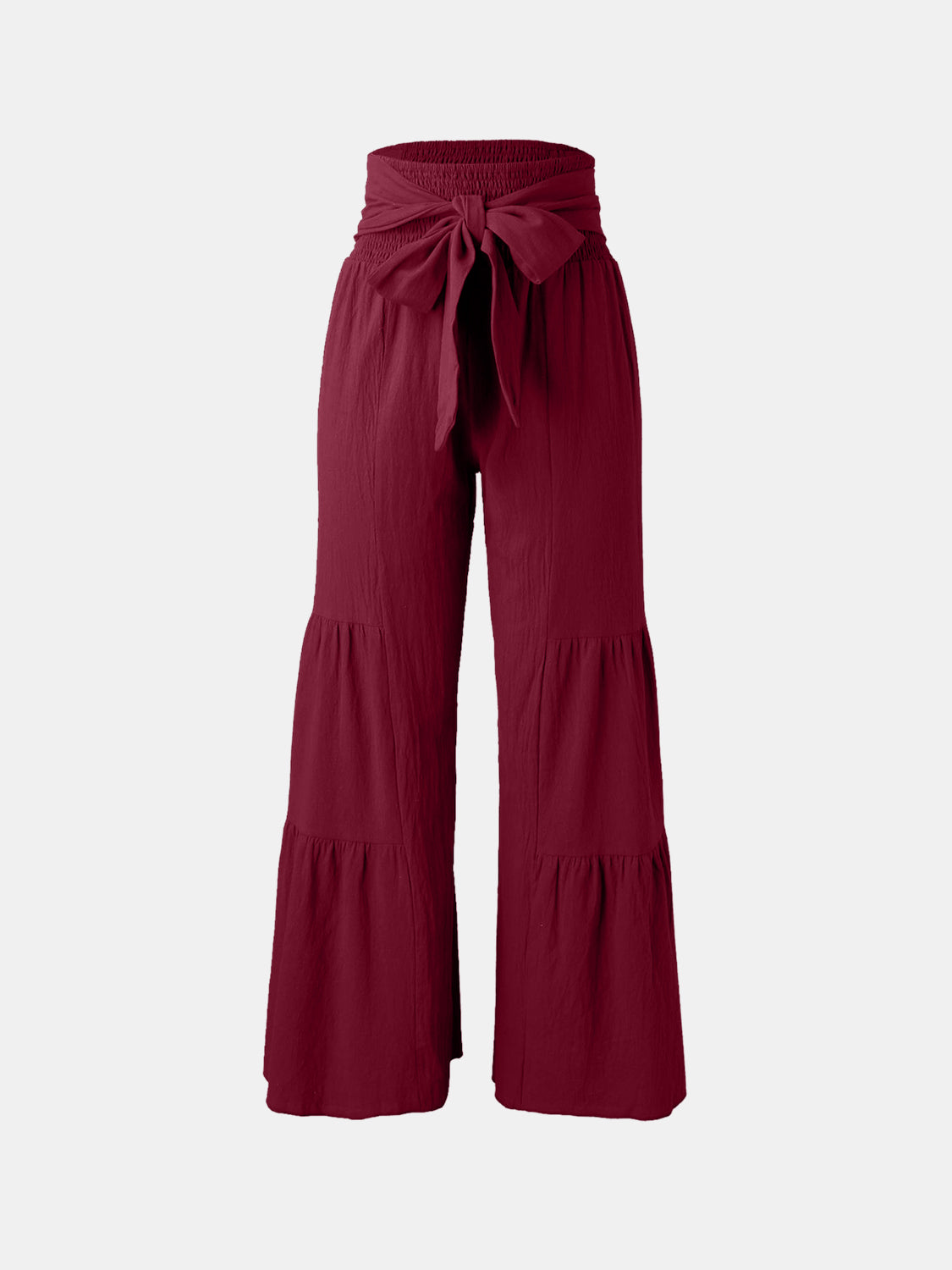 Women's Beachy Wide Leg Pants - Soft Flowy Lounge Pants for Summer Vacation, Yoga, and Casual Outings
