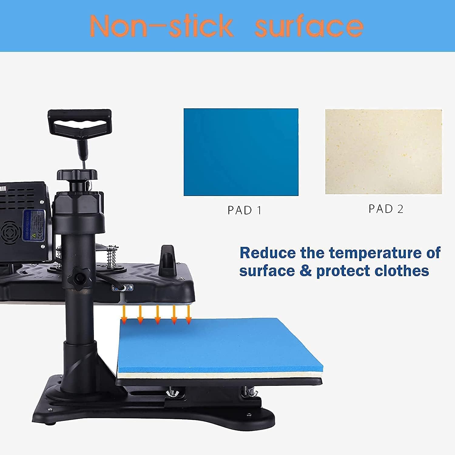 AKEYDIY 8 in 1 Digital Heat Press Machine 12x15 Inch with 360° Swing Away - Multi-Function Sublimation Combo for T-Shirts, Mugs, Hats & Plates - Perfect for DIY Crafts, Custom Apparel & Small Business Printing