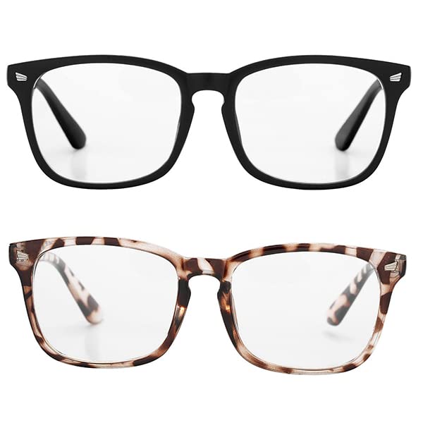 Acme Clear Frame Non-Prescription Glasses for Women & Men - Perfect for Reading, Computer Use & Fashion Accessory
