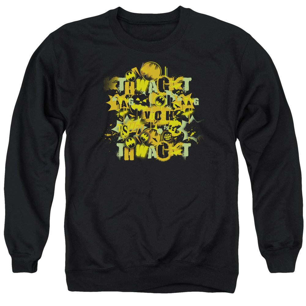 Batman Halloween Knight Sounds Unisex Crewneck Sweatshirt for Adults - Perfect for Cosplay, Comic Con & Superhero Themed Parties
