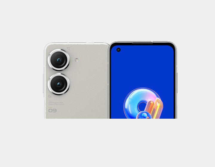 ASUS Zenfone 9 AI2202 5G Smartphone - 128GB Storage, 8GB RAM, Dual SIM, GSM Unlocked (White) - Perfect for Gaming, Photography & Business Use