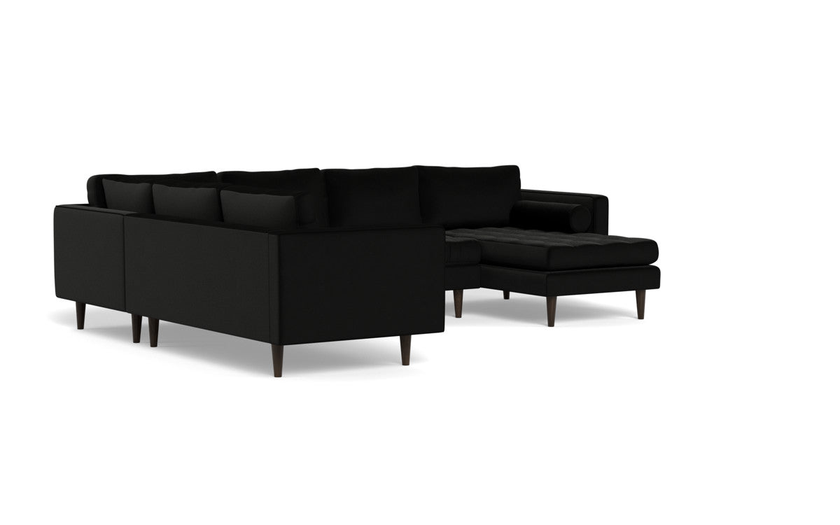 Ladybird 133 Corner Sectional Sofa with Right Chaise Lounge - Modern L-Shaped Couch for Living Room, Family Room & Home Theater
