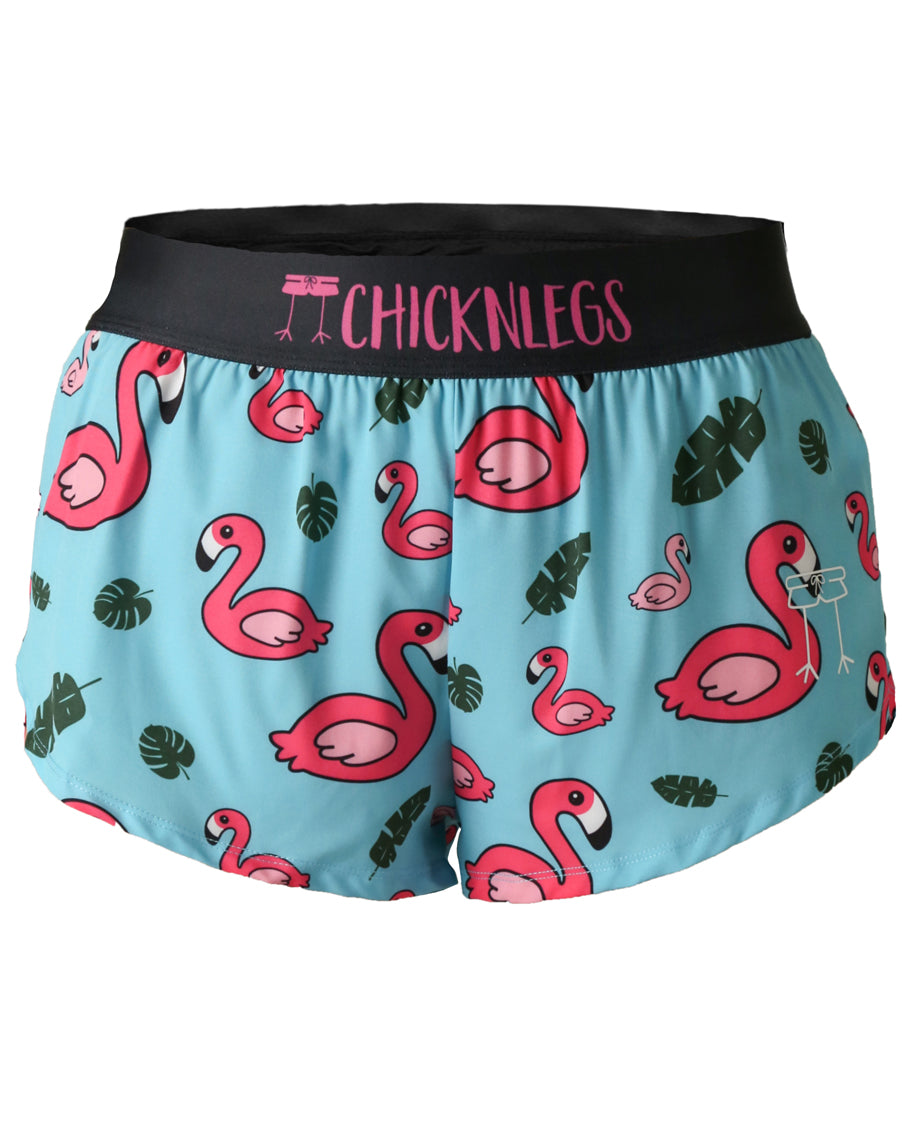 Women's Blue Flamingo Print 1.5