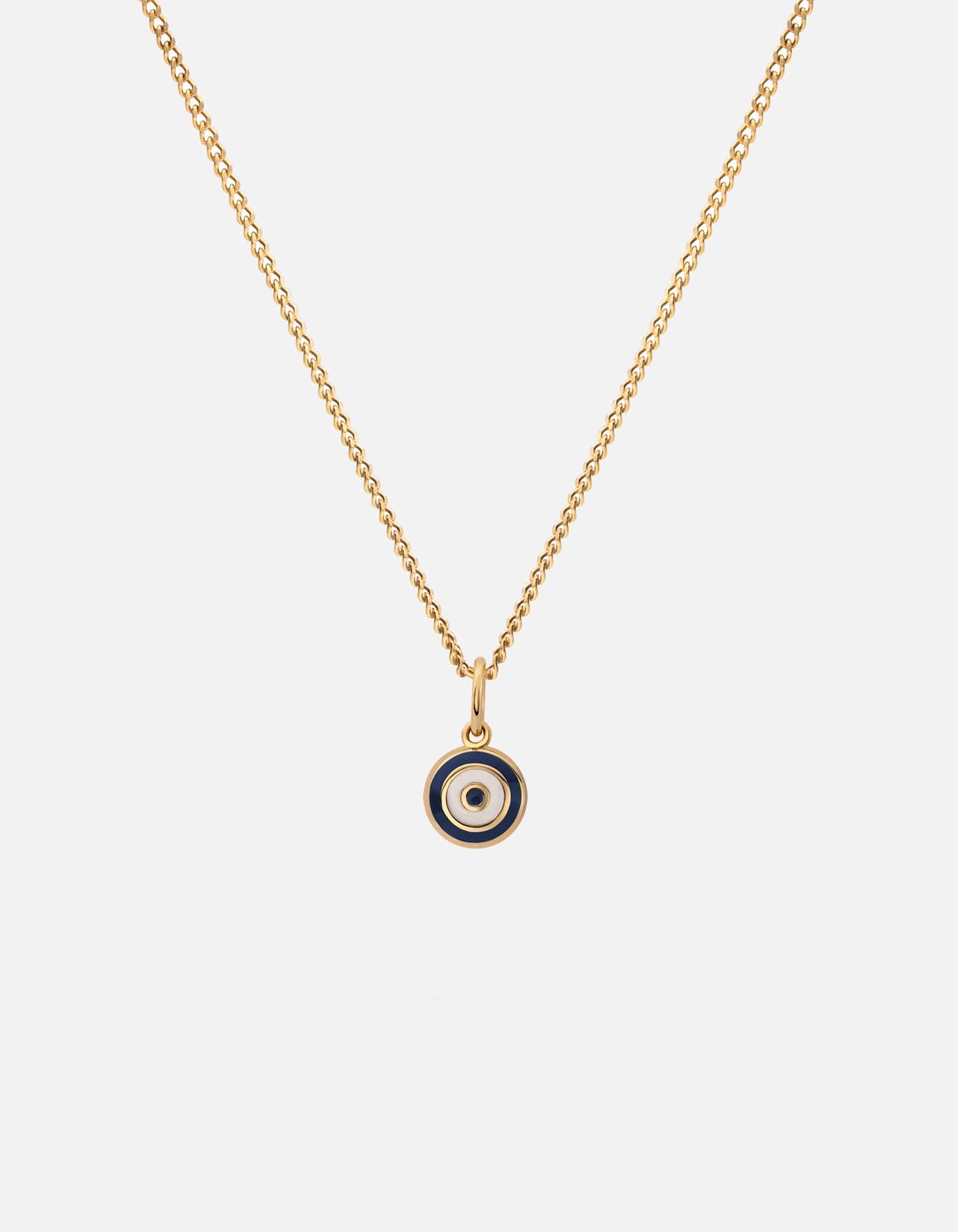 Elegant Ojos Necklace in Gold Vermeil with Green Accents - Perfect for Everyday Wear, Gifts & Special Occasions