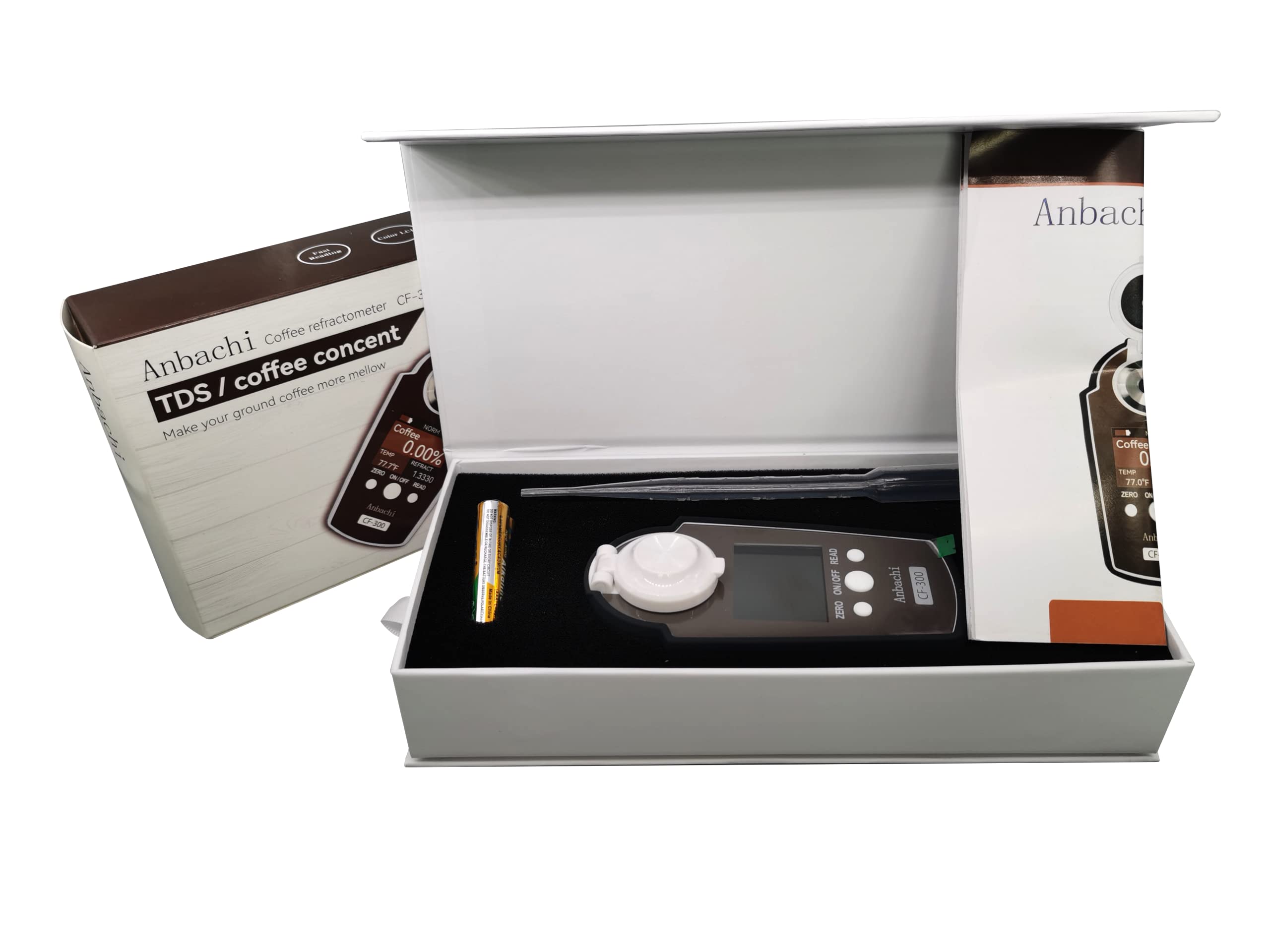 Digital Coffee Density Meter - Portable Coffee Concentration Tester for Home & Professional Use | Perfect for Espresso, Cold Brew & Coffee Quality Control