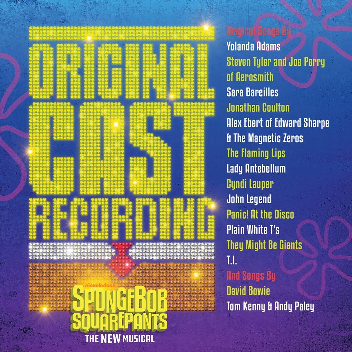 SpongeBob SquarePants The New Musical Original Cast Recording CD - Broadway Show Soundtrack for Kids & Adults - Perfect for Home, Car, and Party Playback