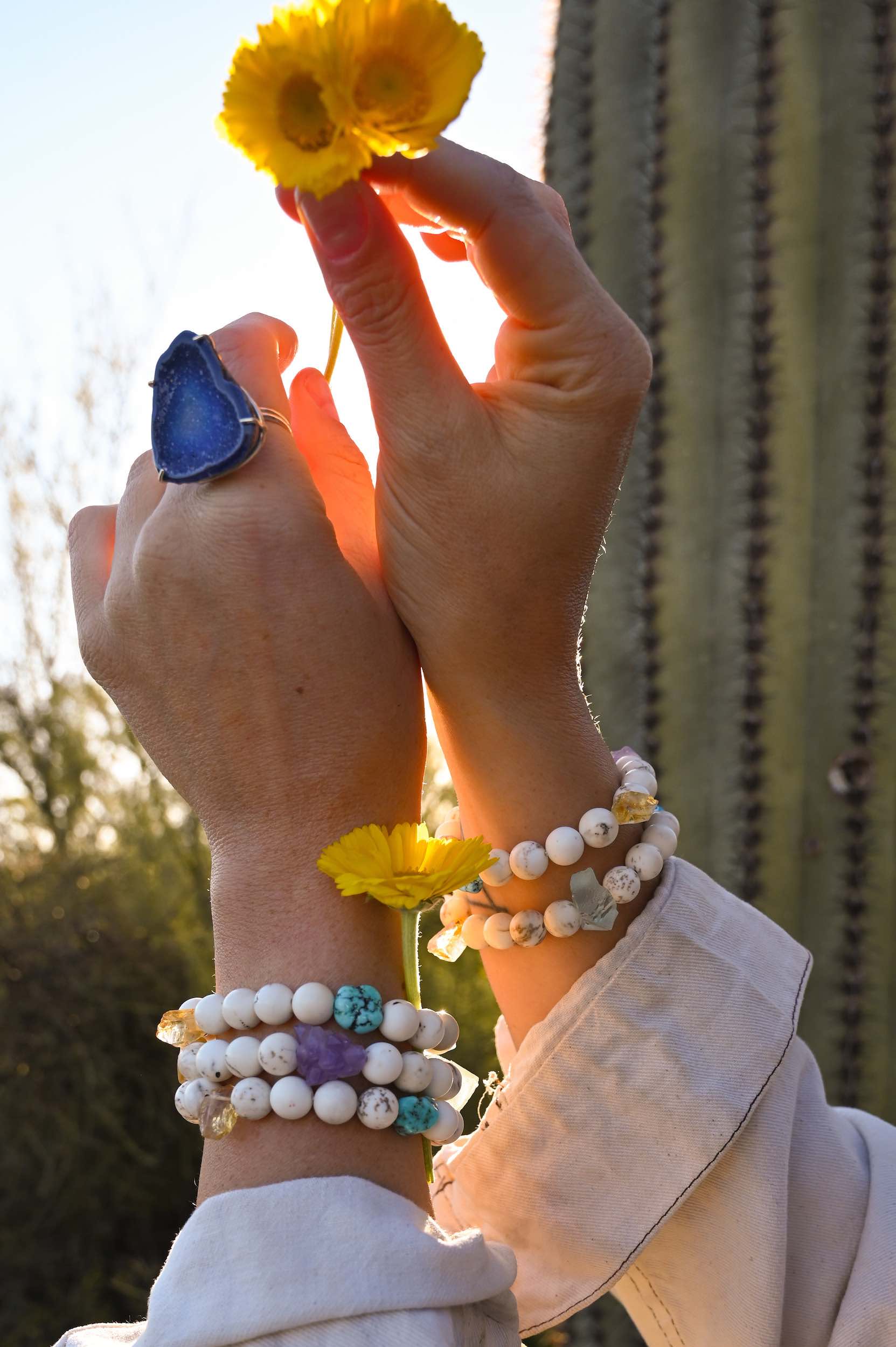Blossom Bracelet - Elegant Floral Beaded Jewelry for Women | Perfect for Weddings, Parties & Everyday Wear