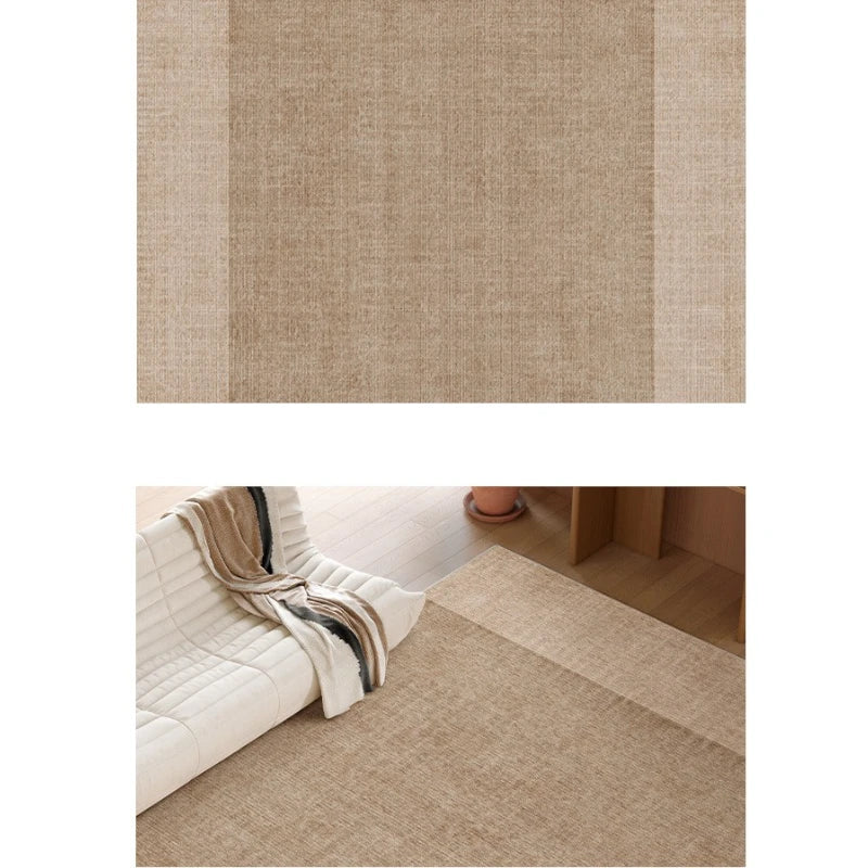 Luxury Cora Velvet WaterShield Textured Area Rug for Living Room - Soft, Stain-Resistant & Durable - Perfect for Home Decor, Family Gatherings & Cozy Spaces