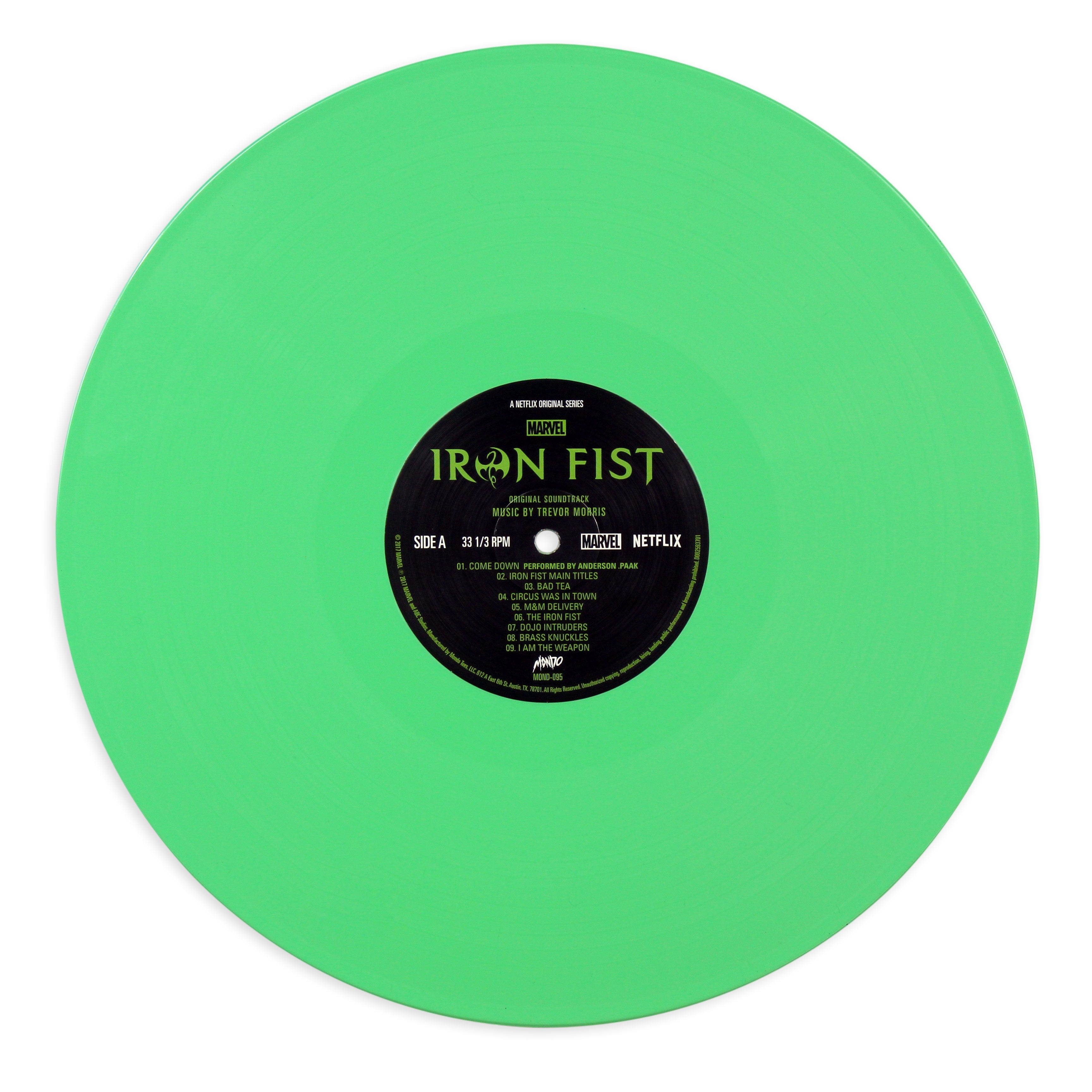 Marvel's Iron Fist Original Soundtrack LP Vinyl Record - Official TV Series Music by Various Artists | Perfect for Marvel Fans, Collectors & Home Entertainment