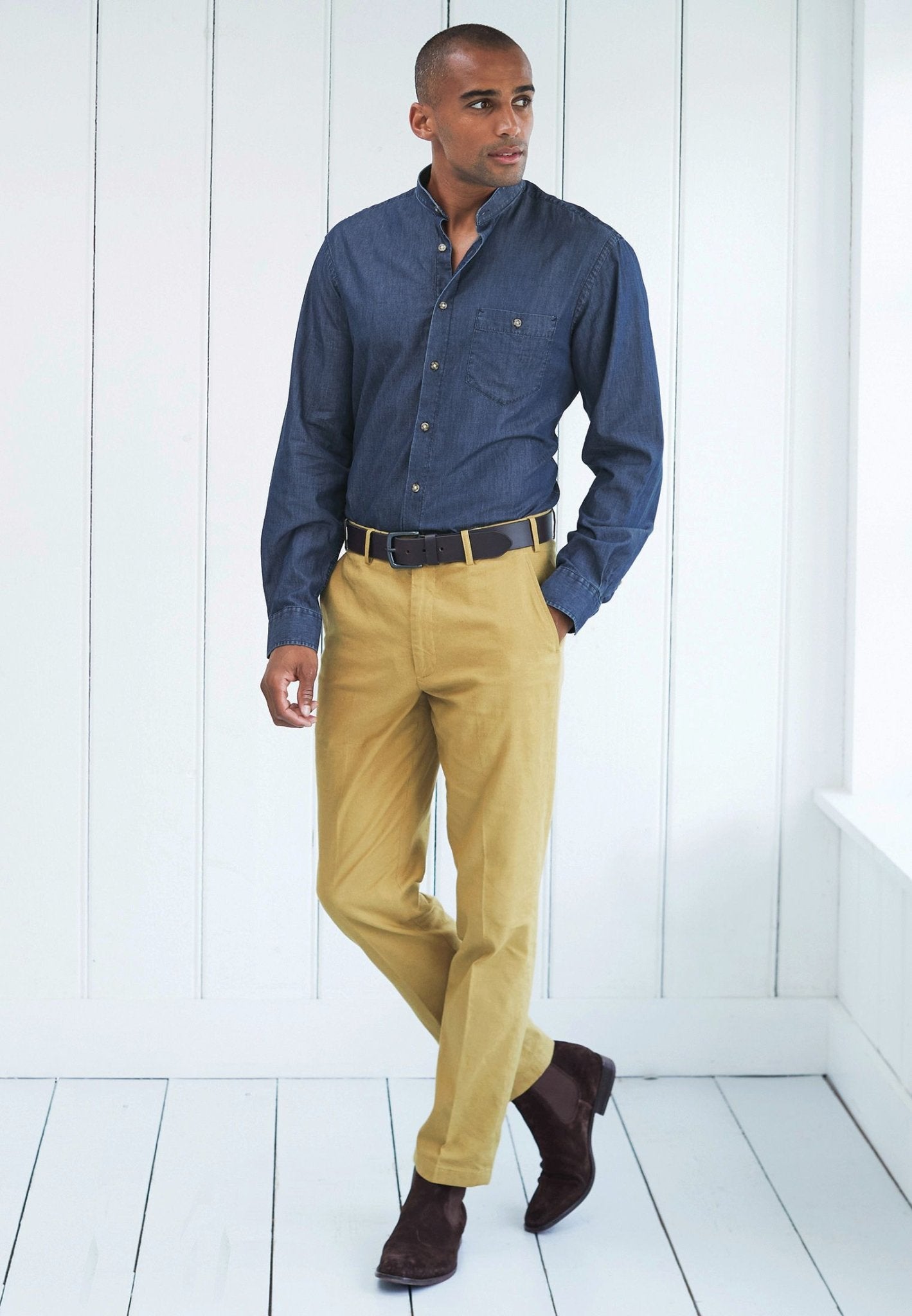 BROOK TAVERNER Women's Stretch Linen Pants in Sand - Comfortable Casual Trousers for Work, Travel & Summer Outfits
