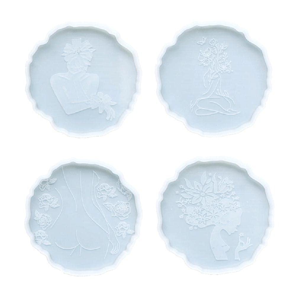 DIY Crystal Human Body Tea Tray Mold - Body-Shaped Epoxy Resin Mold for Jewelry Making, Home Decor, Wine & Serving Tray - Perfect for Crafting Unique Gifts, Party Serving & Boho Home Decoration