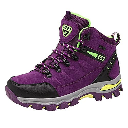 Women's Waterproof Hiking Sneakers - Lightweight Trekking & Climbing Shoes for Outdoor Sports | Perfect for Trail Running, Camping & Mountain Adventures