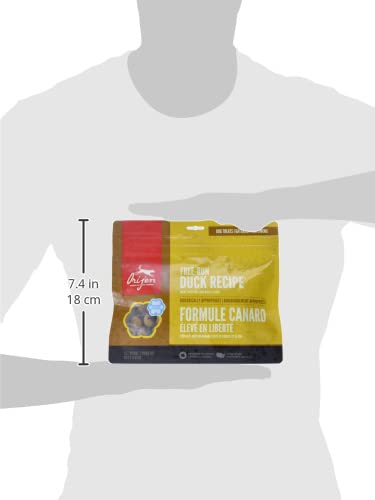 ORIJEN Freeze Dried Duck Recipe Dog Treats - Grain Free, High Protein, 3.25oz - Perfect for Training, Rewards & Dental Health
