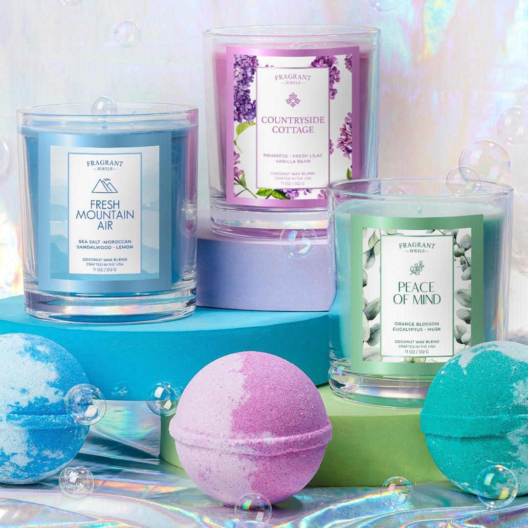 Luxury Countryside Cottage Bath Bomb - Handmade Organic Relaxing Bath Soak for Stress Relief & Self Care - Perfect for Spa Nights & Gift Giving