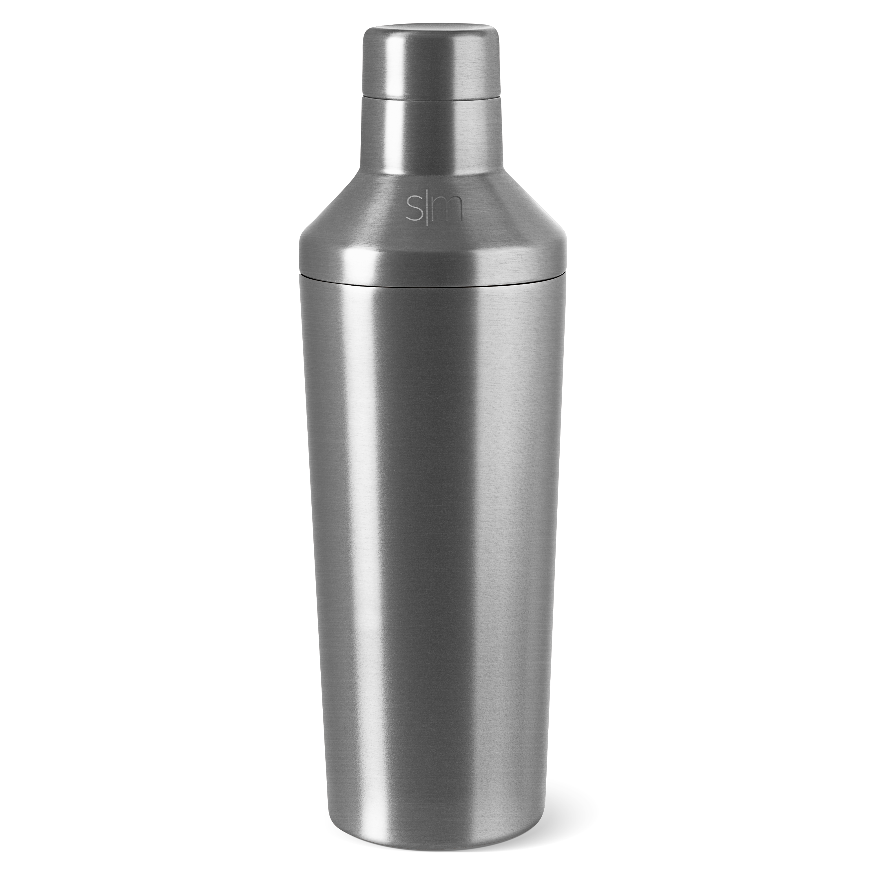 Premium Stainless Steel Classic Cocktail Shaker Set with Built-in Jigger Lid - Perfect for Home Bars, Parties & Professional Mixology