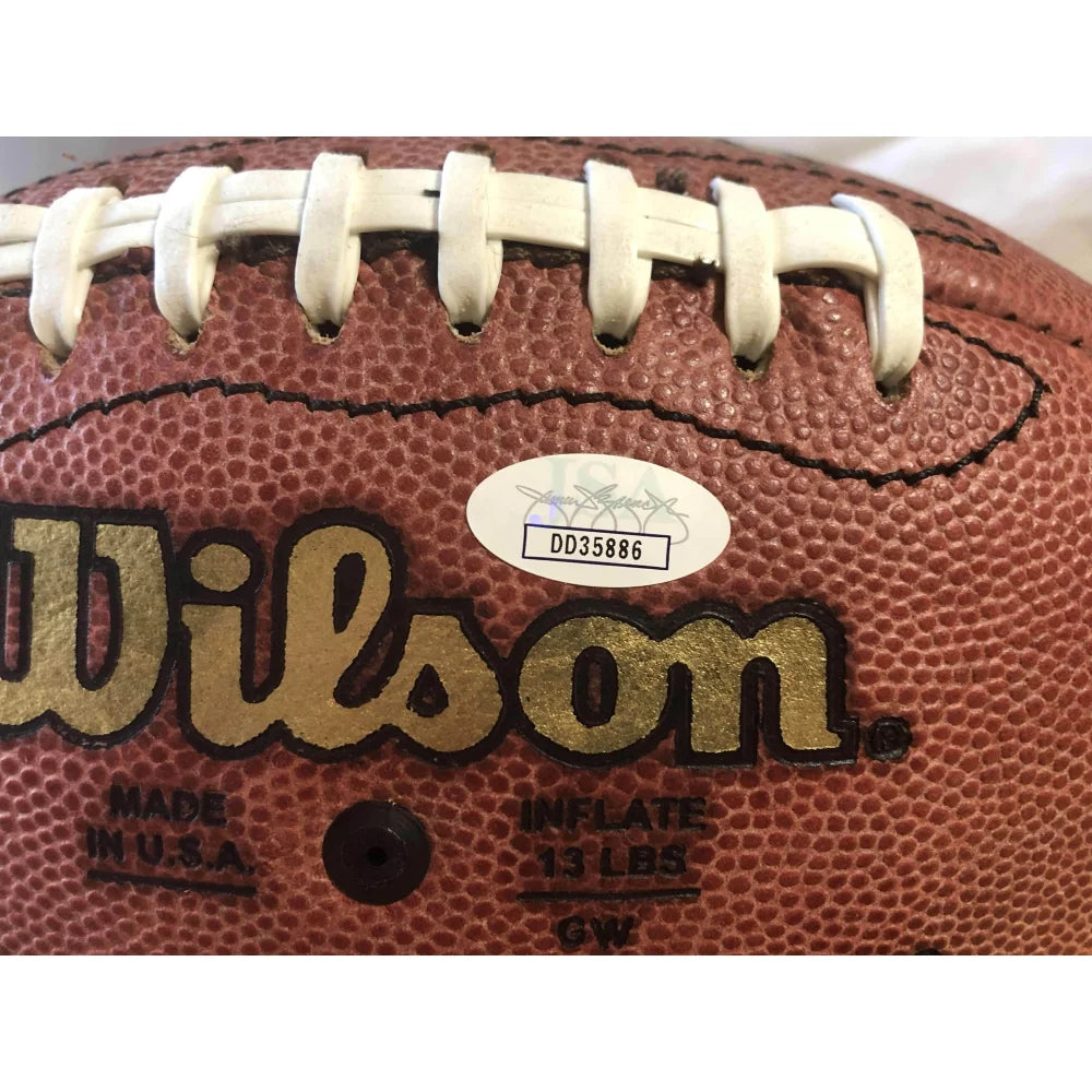 Authentic Ladainian Tomlinson Signed NFL Football with JSA COA - San Diego Chargers Hall of Fame Player Autograph - Perfect for Sports Memorabilia Collectors and Chargers Fans Display