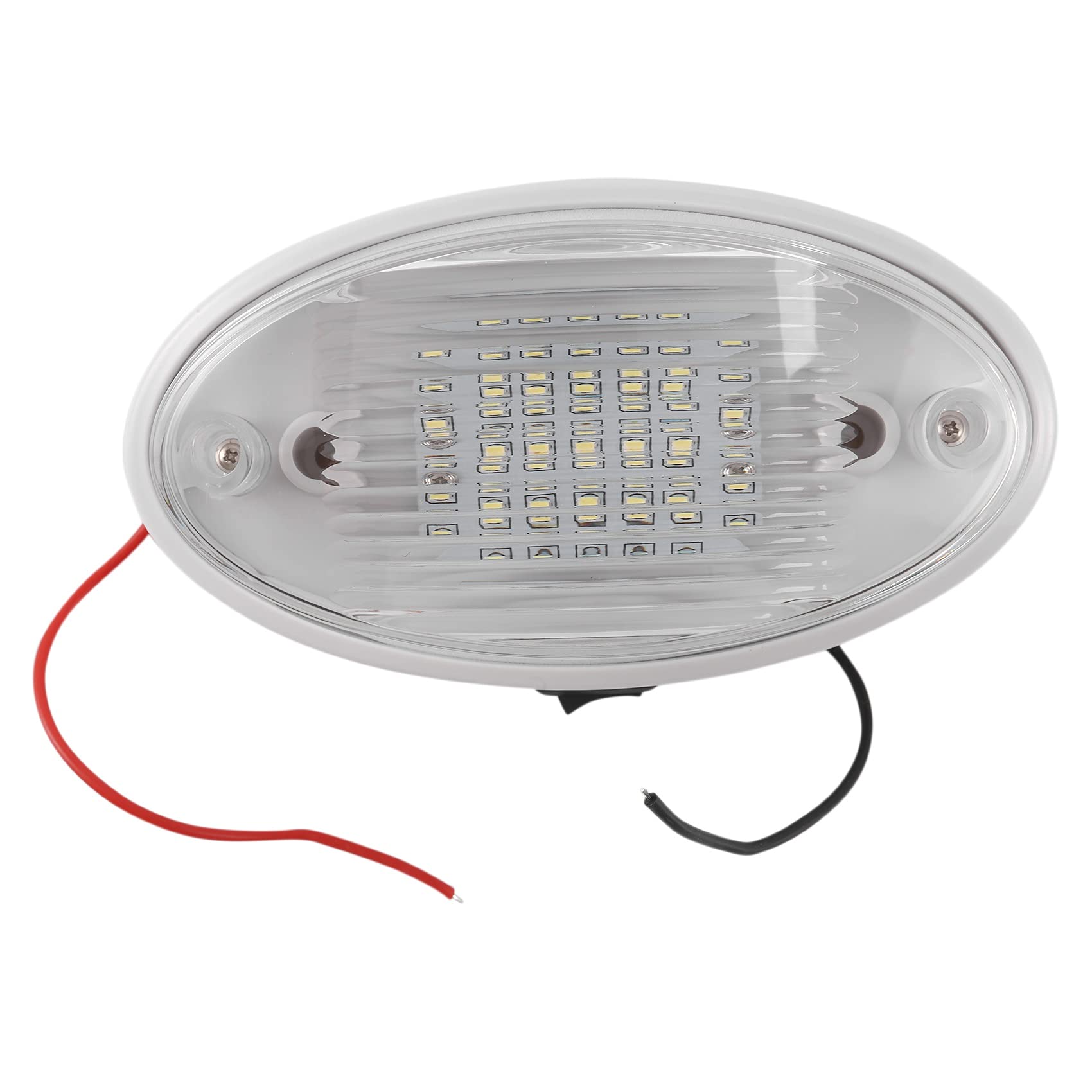 YISRAEL 12V LED Light with Switch - Waterproof White LED Strip for Caravan, Motorhome, Boat, Awning, Annex & Tunnel Boot | Perfect for Interior Lighting, Outdoor Camping & Marine Applications