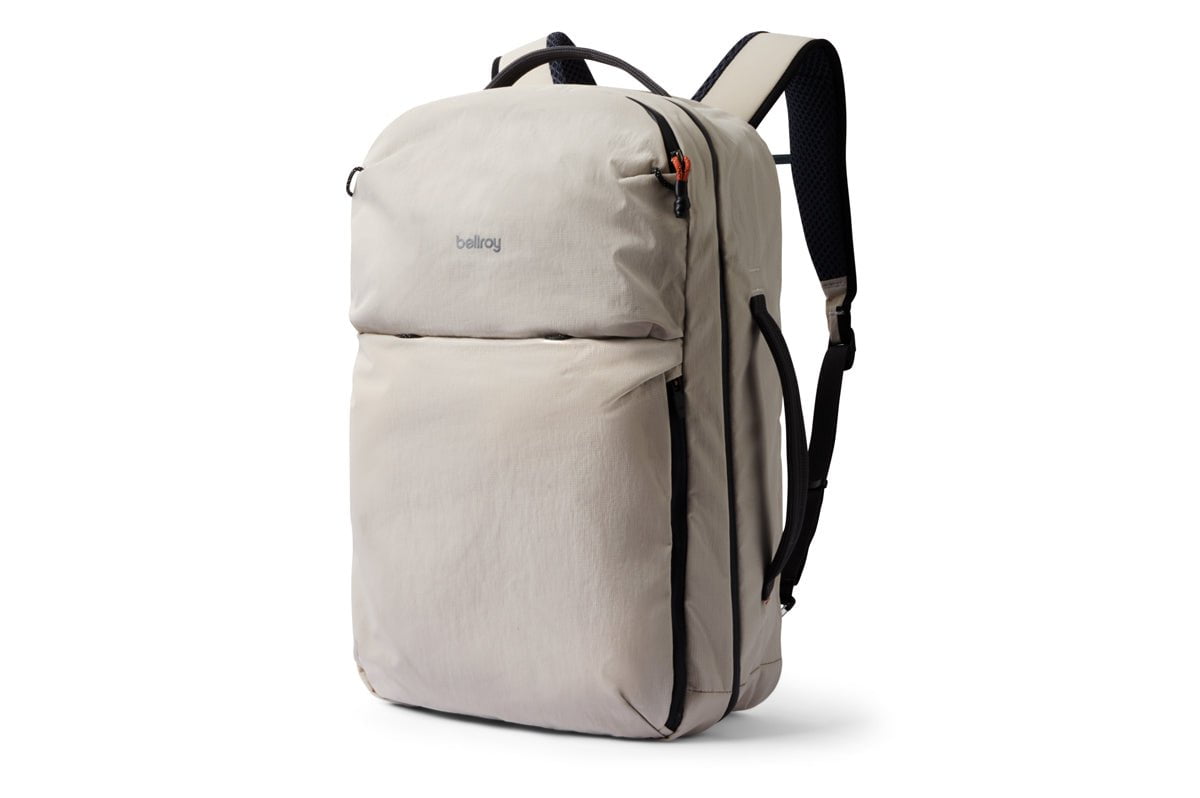 Bellroy Lite Travel Pack 30L - Lightweight Waterproof Backpack for Hiking, Camping & Air Travel | Durable Carry-On Luggage with Laptop Compartment