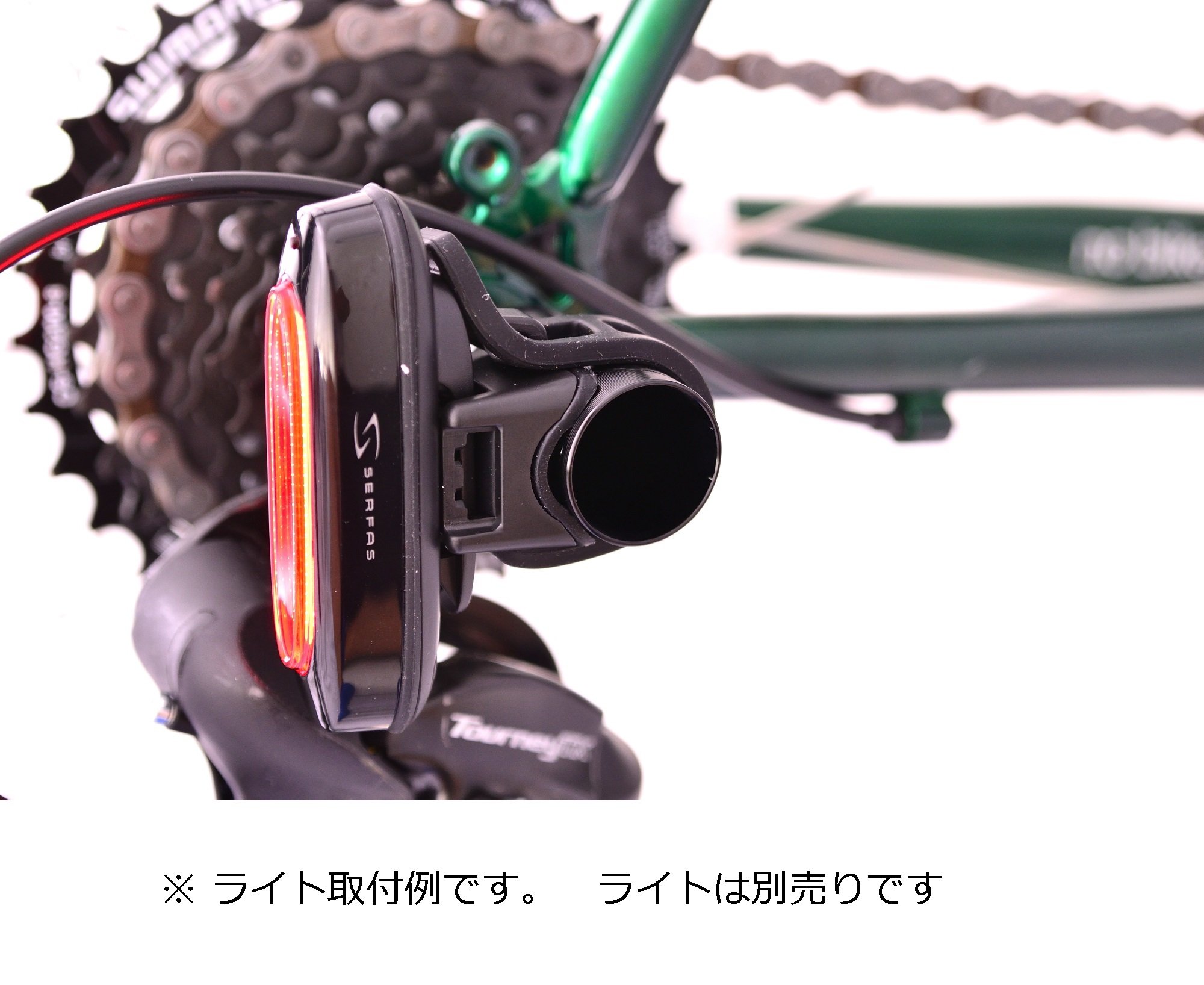 Lightweight Bicycle Light Holder & Hub Adapter - Durable Bike Accessory for Night Riding & Commuting